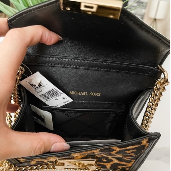 Michael Kors leopard print Crossbody Bag Brand New - Picture 2 of 2